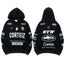 Corteiz All-Over Multi-Logo Heavyweight Hoodie - Black