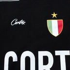 Corteiz All-Over Multi-Logo Heavyweight Hoodie - Black
