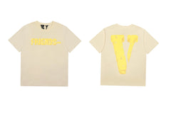 Vlone Cheese "FRIENDS-" Graphic T-Shirt - Off-White
