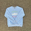 Corteiz "Rules The World" Island Logo Heavyweight Crewneck Sweatshirt - Blue