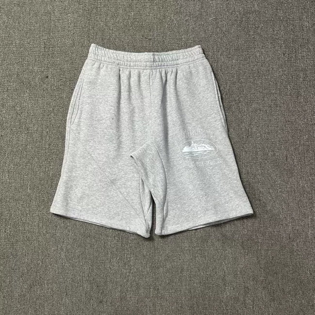 Corteiz Alcatraz Island Front Oval Logo Heavyweight Shorts grey Hover Image
