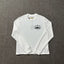 Corteiz Alcatraz 4-Star Logo Long Sleeve Thermal Tee - White