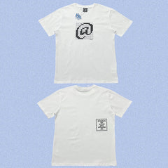 ADWYSD White Pixel Symbol Print Tee