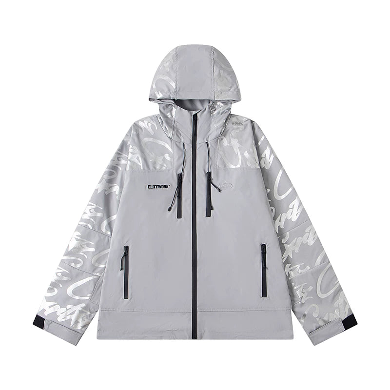 Corteiz Devil's Island Stormtrooper Waterproof Jacket Grey