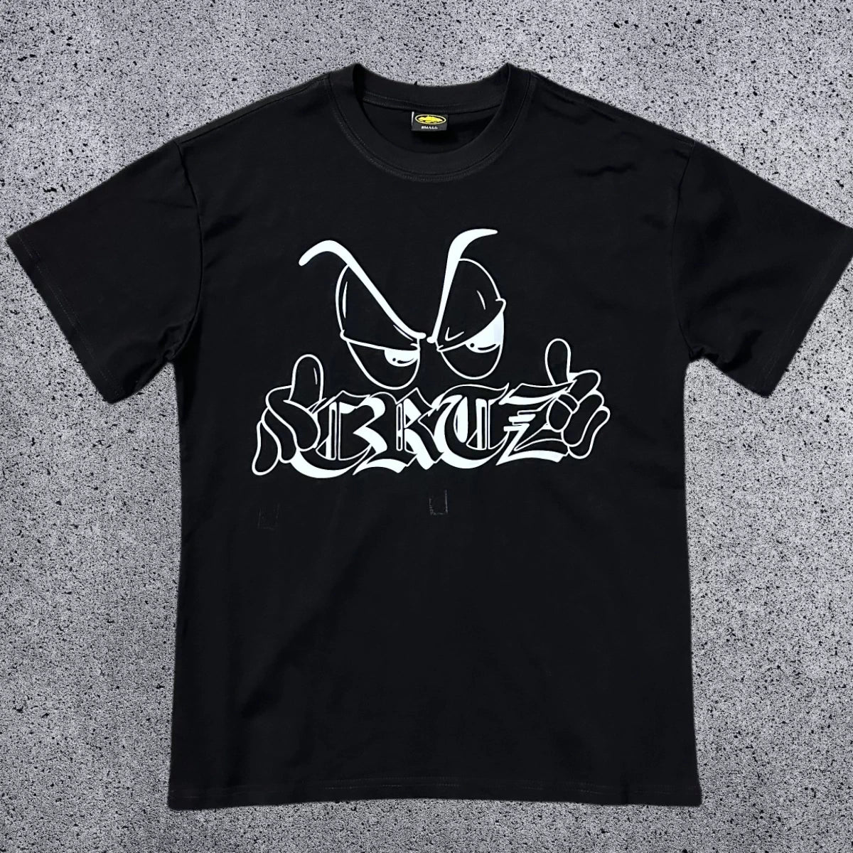 Corteiz "CRTZ" Cartoon Eyes Graphic T-Shirt – Black | Authentic Streetwear