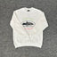 Corteiz "Rules The World" Island Logo Heavyweight Crewneck Sweatshirt - White