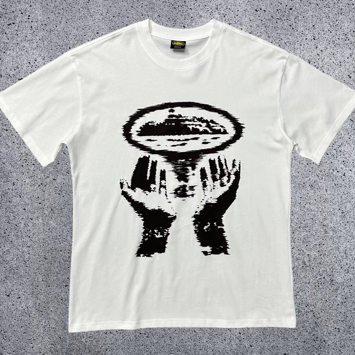 Corteiz "CRTZ" Cartoon Eyes Graphic T-Shirt – White | Streetwear