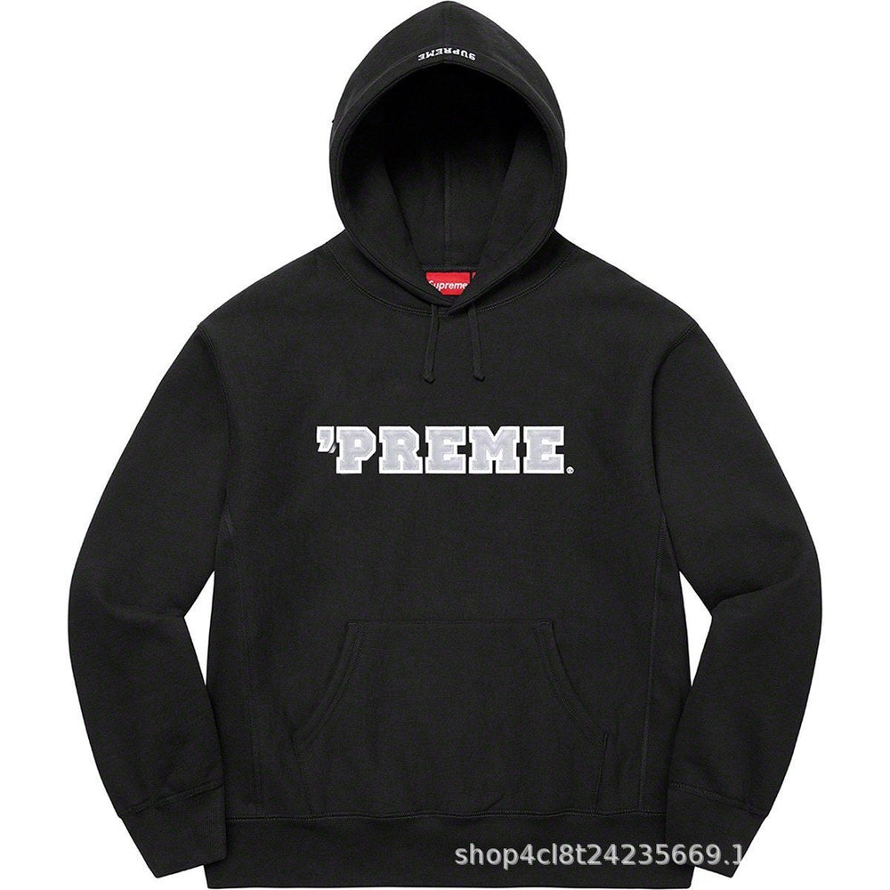 Supreme Cutout Logo Hooded Sweatshirt - Black