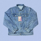 Corteiz Heavyweight Denim Jacket - Light Blue