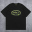 Corteiz Green Vine Camo Oval Logo T-Shirt - Black Streetwear Tee