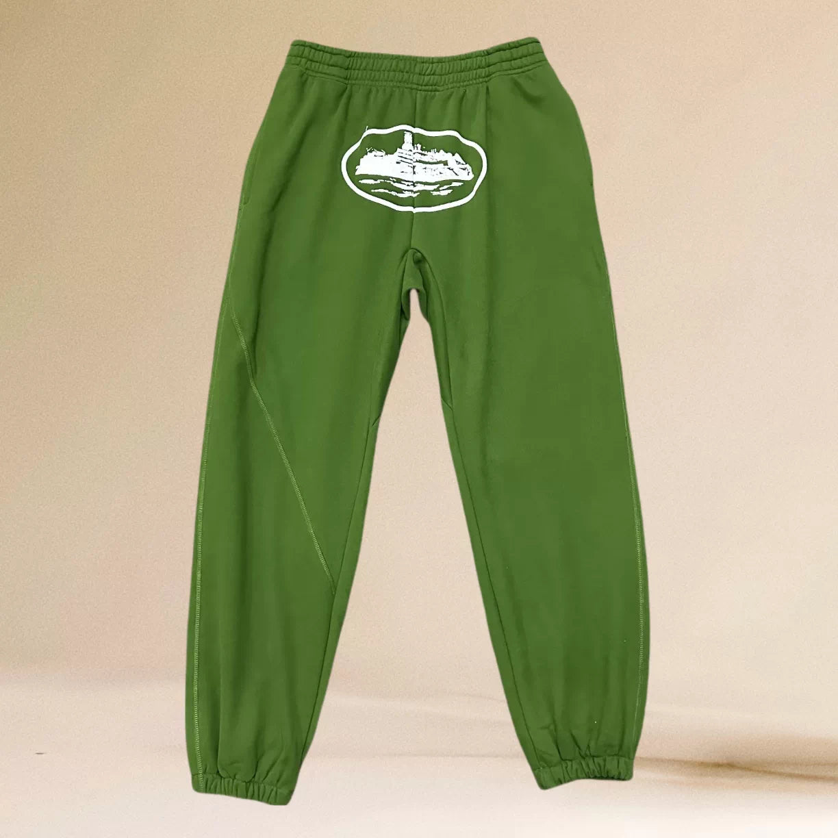Corteiz Alcatraz Island Heavyweight Sweatpants green