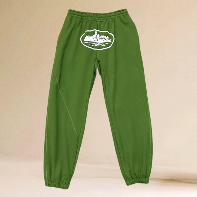 Corteiz Alcatraz Island Heavyweight Sweatpants green Hover Image