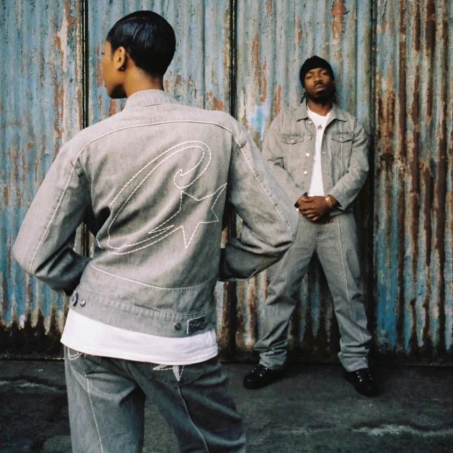 Corteiz Heavyweight Denim Pants Grey