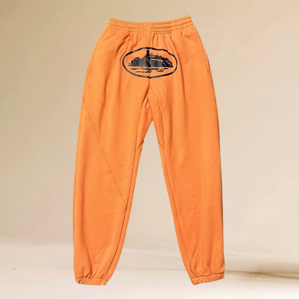 Corteiz Alcatraz Island Heavyweight Sweatpants orange