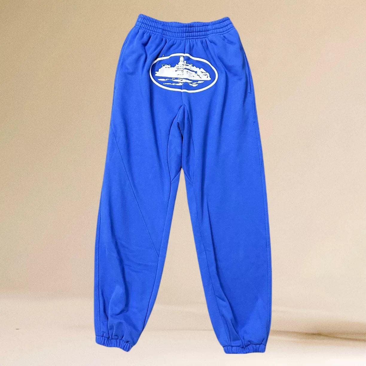 Corteiz Alcatraz Island Heavyweight Sweatpants deep blue