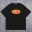 Corteiz Chest Logo Print Tee - Black/Yellow
