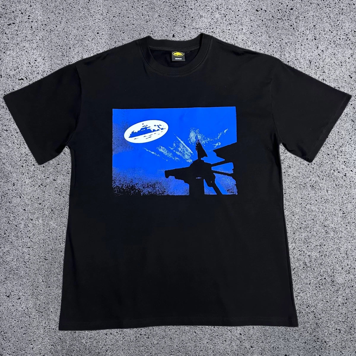 Corteiz Graphic Logo T-Shirt – Black/Blue