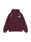 Corteiz Contrast Raglan Full-Zip Heavyweight Hoodie -Red