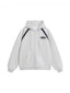 Corteiz Contrast Raglan Full-Zip Heavyweight Hoodie -Grey