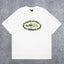 Corteiz Green Vine Camo Oval Logo T-Shirt - White Streetwear Tee