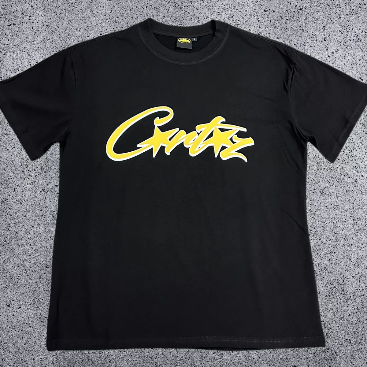 CRTZ "Signature" Logo Heavyweight Tee | Black Corteiz Streetwear T-Shirt
