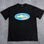 Corteiz Authentic Oval Logo T-Shirt – Black/Blue & Pink