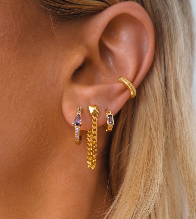 Devina Hoops | Purple Main Image