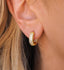 Pave Baby Hoops | Gold