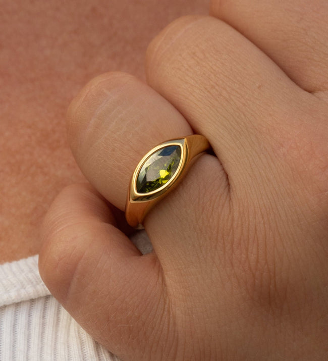 Scottie Ring | Green Hover Image