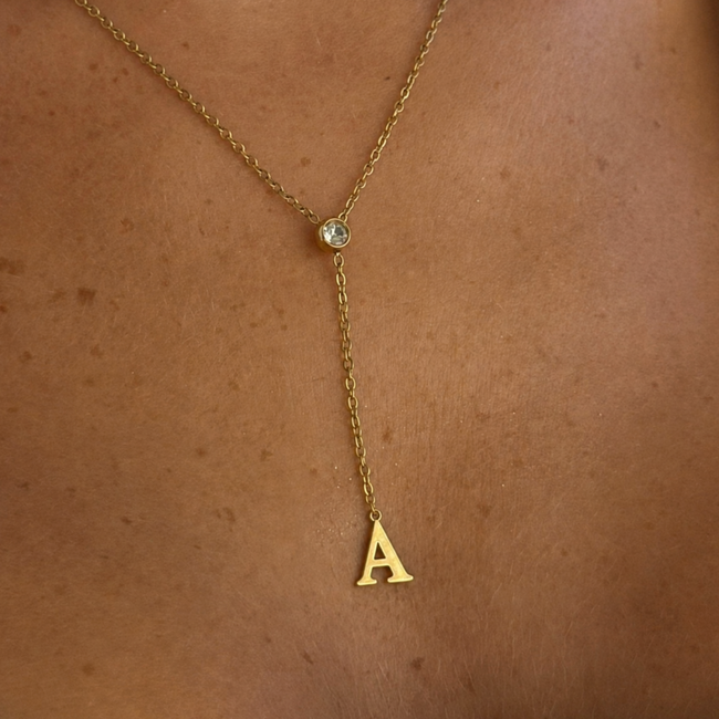 Love Letter Lariat Necklace Hover Image