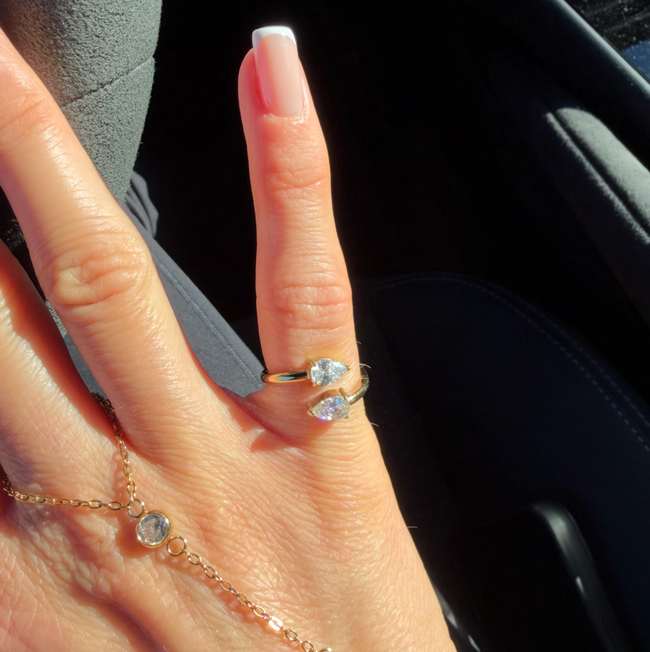 Martini Pinky Ring Hover Image