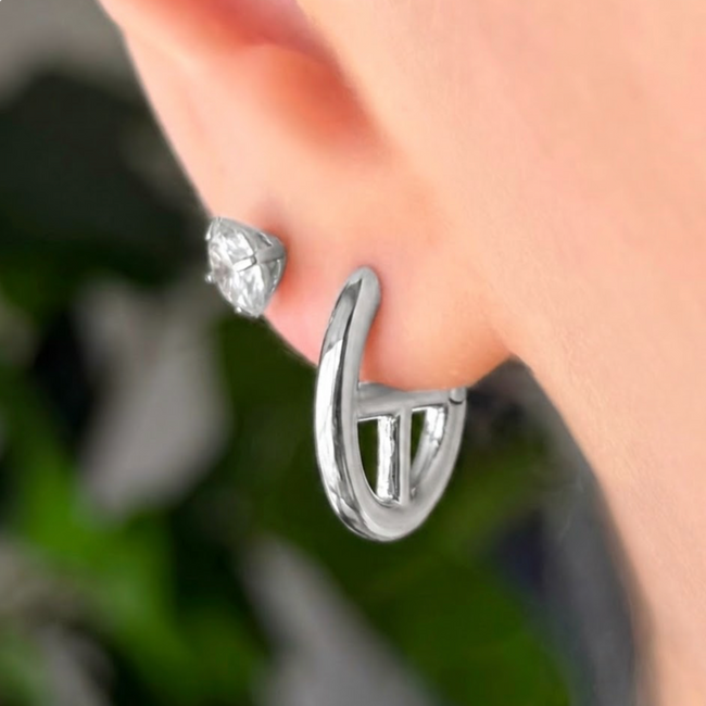 Dolce Iconic Hoop Earrings Main Image