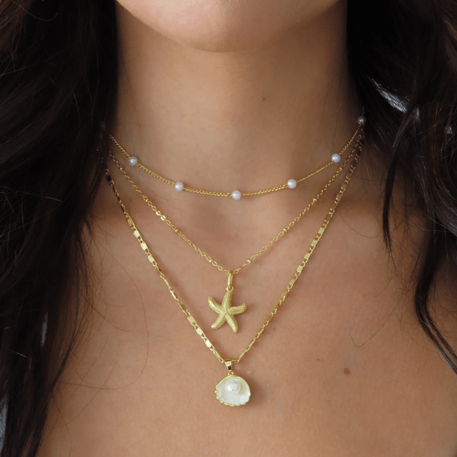 Seaside Bundle : 3 Piece Necklace Set Hover Image