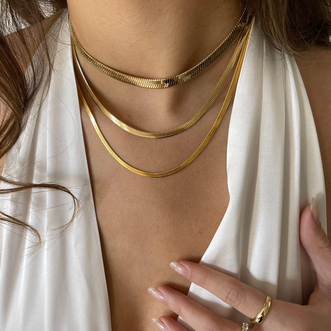 Shining Snake Necklace Hover Image