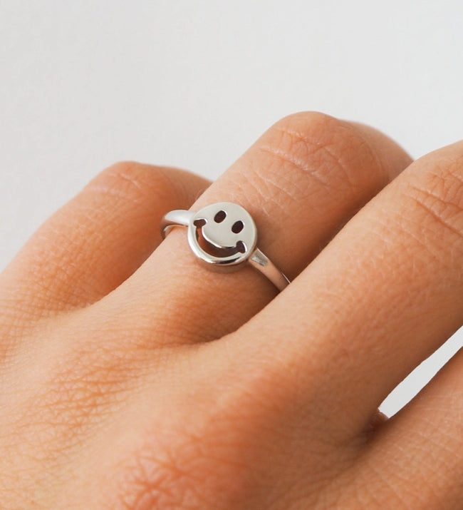 Smile Ring | Silver Hover Image
