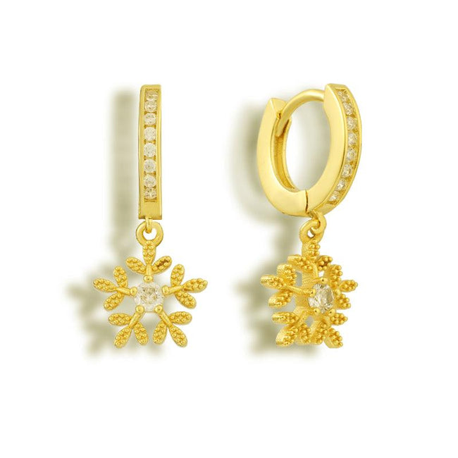 Snowflake Earrings Hover Image