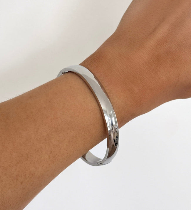 Tatum Bangle | Silver Hover Image