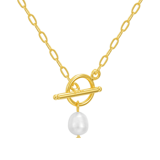 Pearl Link Necklace Main Image