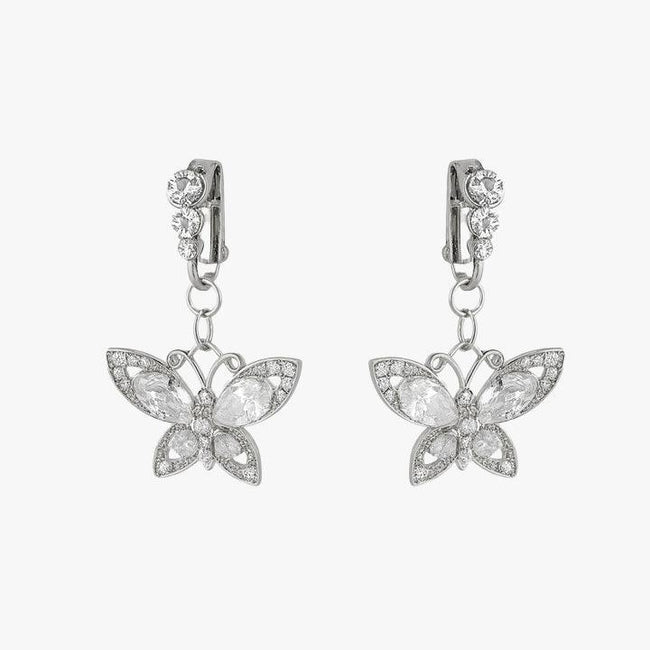 Butterfly Babe Clip-On Earrings Hover Image
