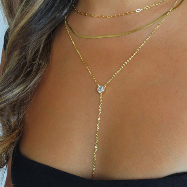 Alina Lariat Necklace Main Image