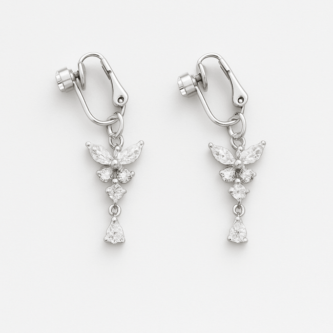 Butterfly Kiss Clip-On Earrings Main Image
