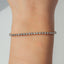 Champagne Princess Tennis Bracelet