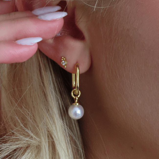 Coastal Girl Waterproof Earrings Hover Image