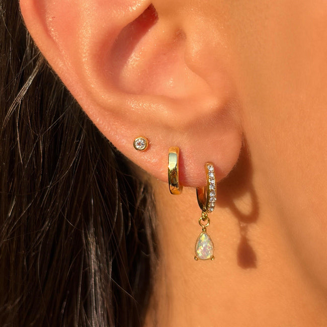 Angel Glow Drop Earrings Hover Image