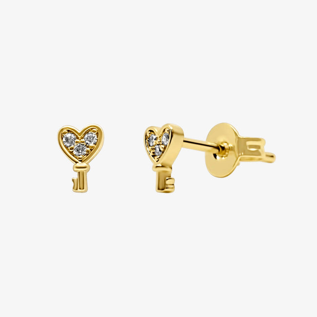 Key To My Heart Earrings Hover Image