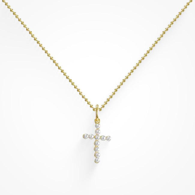 Heavenly Hour Cross Necklace Hover Image