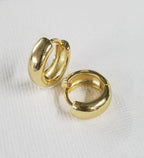 Chunky Baby Hoops | Gold