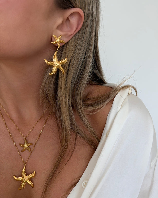 Starfish Earrings | Large Main Image