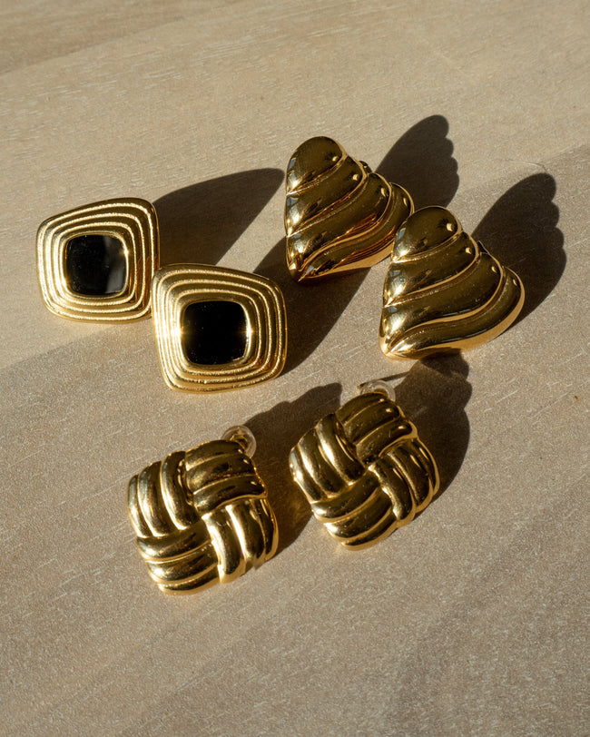 Florence Earrings | Gold Main Image