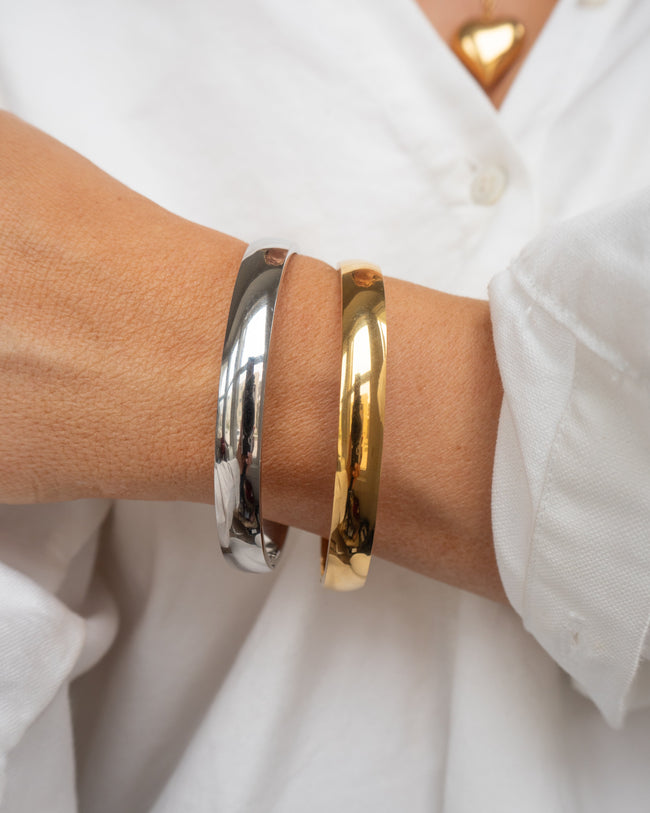Tatum Bangle | Silver Main Image